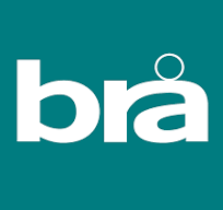 BRÅ logga Blå